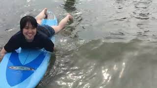 日本ペット＆アニマル専門学校の海洋実習「磯観察とサーフィン体験」サーフ編