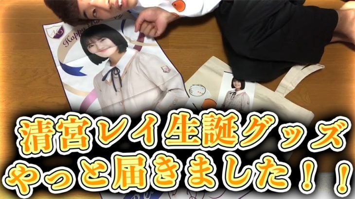 【乃木坂46清宮レイ】レイちゃんグッズが届いたので商品紹介します！