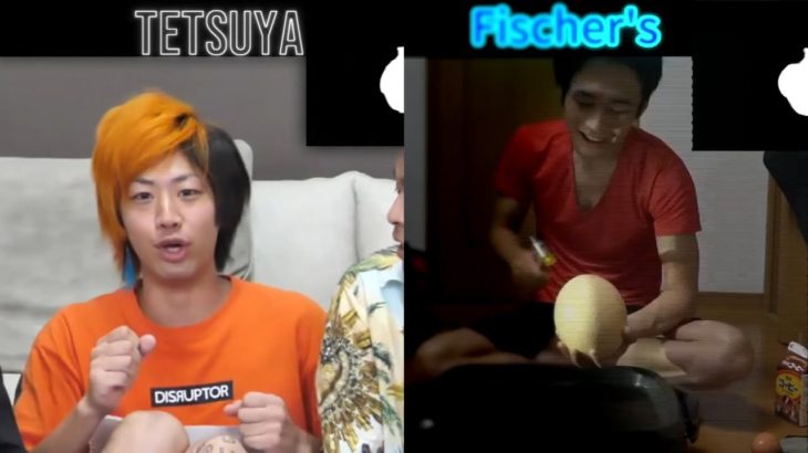 東海オンエアてつやvsフィッシャーズ  ボイパ対決Bad Apple!!