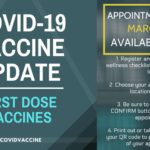 FIRST DOSE COVID-19 VACCINE APPOINTMENTS OPEN NOW!
