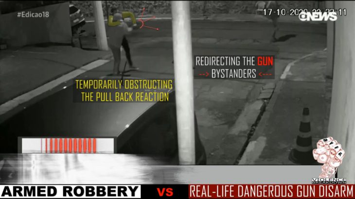 Armed Robbery | gun disarm goes wrong