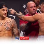 Angry Conor McGregor has to be separated from Dustin Poirier at UFC 264 weigh-in