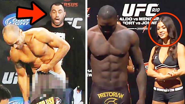 10 Most Embarrassing UFC Weigh-In Moments!