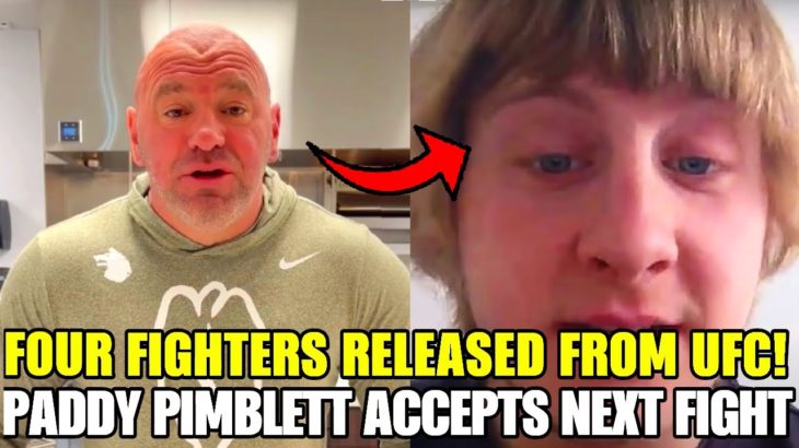 BREAKING: Four UFC fighters are not longer part of the UFC roster, Paddy Pimblett accepts callout