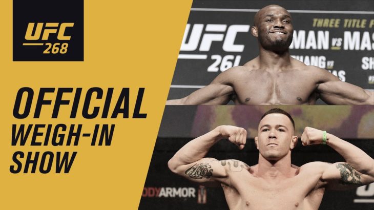 UFC 268: Live Weigh-in Show