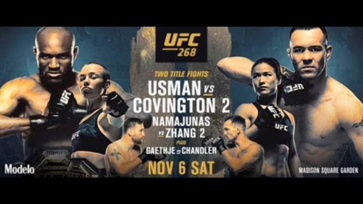 UFC 268 post-fight press conference live stream
