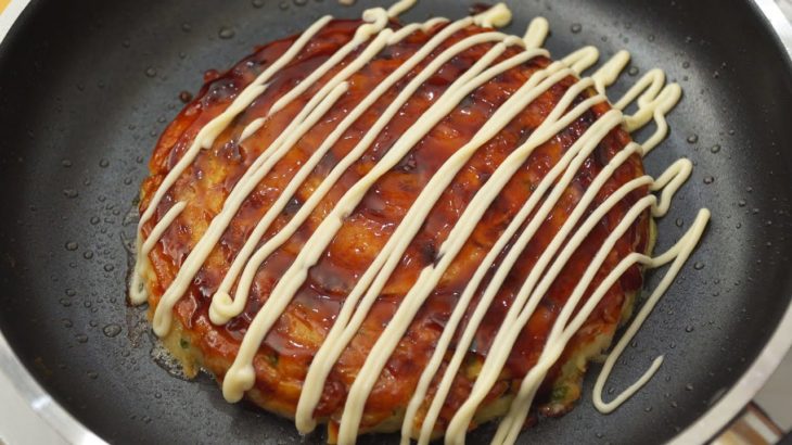 Okonomiyaki Japanese Street Food