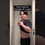 Took a picture everday for a year🤣🤣🤣#shorts